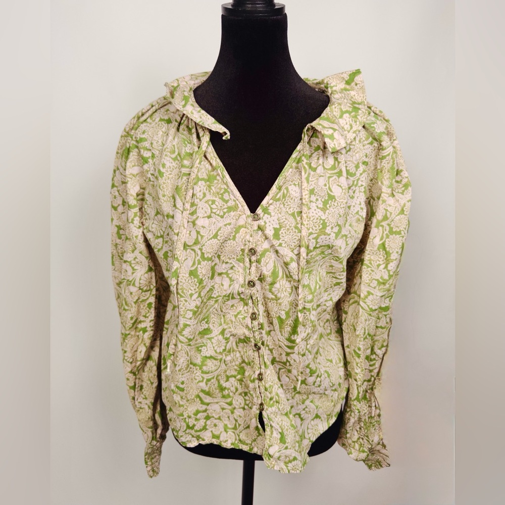 Anthropologie Peasant Top Size M